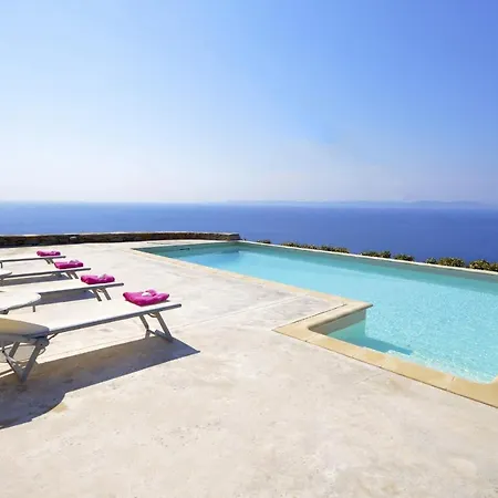 Spectacular Sunset View At Melissaki Villa Ioulis