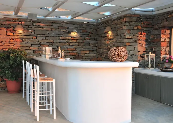 Villa Spectacular Sunset View At Melissaki Ioulis