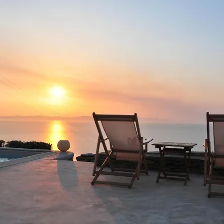 Spectacular Sunset View At Melissaki Vila *