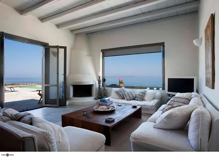 Spectacular Sunset View At Melissaki Villa Ioulis